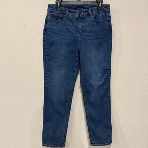 Talbots Women's Straight Leg Jeans - Dark Blue